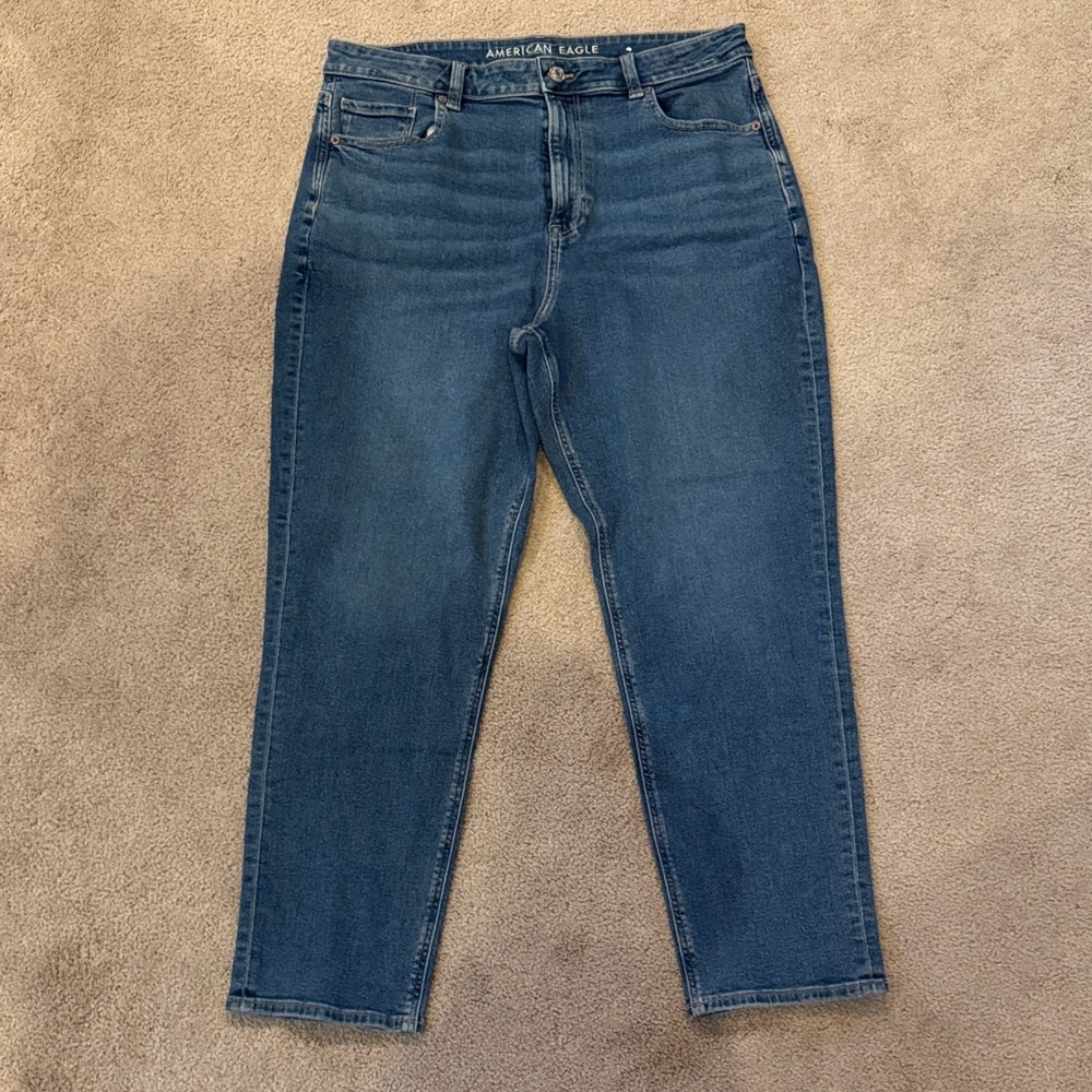 American Eagle Outfitters Women's Denim Straight Leg Jeans